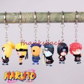 Chaveiros Naruto - Coleção com 6 peças